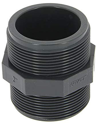 Mamelon PVC pression mâle-mâle 50-60