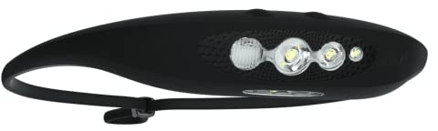 Knog 12400 Unisex – Erwachsene BILBY Stirnlampe, Black, One Size