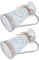 Cabilock 2 Pièces Rustique Shabby Chic Vase Petit Vase en Métal Vintage Pot à Lait Mini Pichet Décoratif Fleur Vases avec Coeur-en Forme pour La Maison Cuisine Salle De Bains