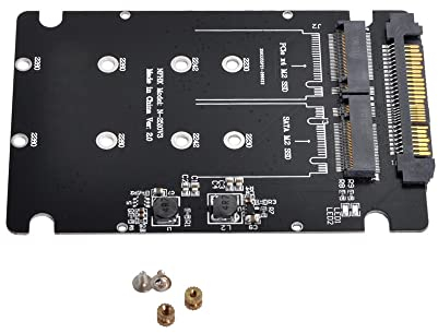 NFHK SFF-8639 NVME U.2 to Combo NGFF M.2 M-key SATA PCIe SSD Adapter for Mainboard Replace SSD 750 p3600 p3700