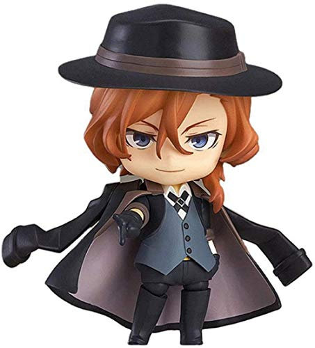 Anmine Toys Bungo Streune Hunde Nakahara Chuuya Q Version Nendoroid Anime Figuren Sammlung Statue Modell Kinder Spielzeug Geschenk
