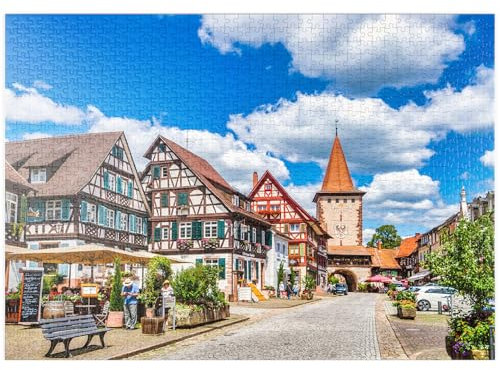 MyPuzzle Gengenbach, Schwarzwald, Deutschland - Premium 1000 Teile Puzzle - MyPuzzle Sonderkollektion von Puzzle Galaxy