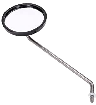 Spiegel links Retrolook rund 90mm, M8 für Simson S50, S51, S70, SR50, SR80, KR51/2, KR50 Schwalbe