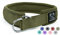 Weich Neopren Gepolstert Hundehalsband (4cm Breite) Reflektierend Hund Halsband mit Robust Nylon & Zugstopp, Bequem Zughalsband Dressurhalsband für Kleine Mittlere Große Hunde Walken Armee Grün S