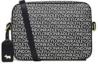 RADLEY London Signature Logo Zip Around Crossbody Handbag for Women, Made from Saffiano PVC with Leather Trims, Crossbody Bag with Adjustable Strap, Back Slip Pocket & Internal Slip Pockets