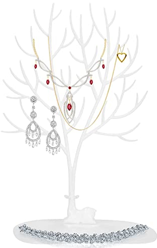 SPRINGOS Schmuckständer Schmuckhalter Schmuckbaum für Ketten Ringe Hirsch Geweih Design