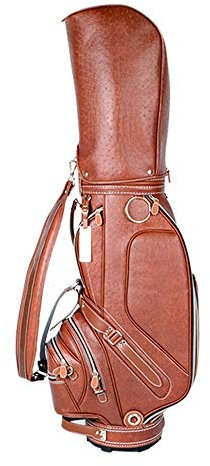 Premium Lightweight Golf Cart Bag Golf Stand Bag for Men and Women Golf Club Travel Bag Portable Carry Bag (Color : Brown, Size : 45x25x126cm)