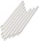 EcoFlavour Kraft Paper Straws with Pointed End - White - 8mm - Pack of 100 - Individually Wrapped Eco-Friendly/Food Safe/Suitable for All Occasions (8mm)
