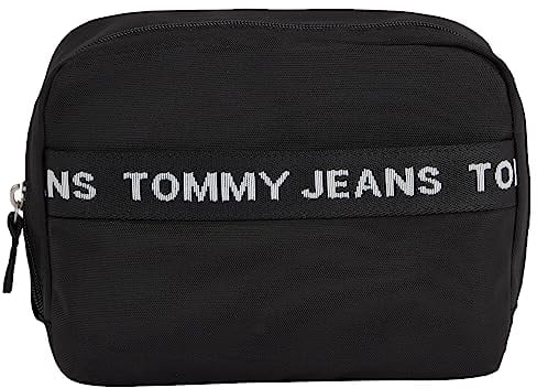 Tommy Jeans Tjm Essential Nylon Washbag Andere Slg (Kleine Lederwaren), Herren, Schwarz (Black), Os