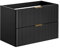 Piaski Adel Black Meuble de lavabo Noir 80 cm