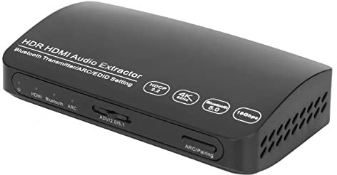 Hdmi o Extractor Bluetooth o Extractor o Extractor 4K 60Hz HDR SynC-HRonous Arc o Splitter mit 5.0 Bluetooth Sender für Cfor OMPuter