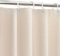 YISURE Tenda da doccia finto lino beige, tessuto resistente idrorepellente, larghezza 200 x altezza 220 cm