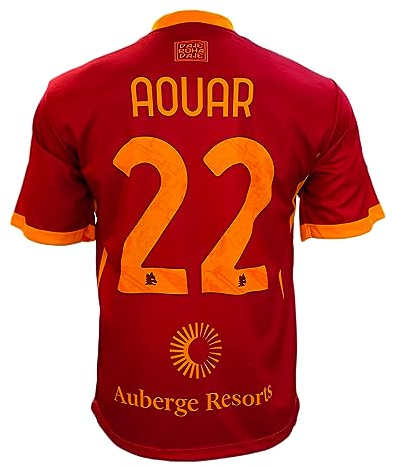 3R SPORT SRL Ma/Ro2324/Home/Aouar Maillot de Football, Rouge, S Mixte