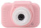 Digitalkamera mit 8-fachem Zoom, KI-Gesichtserkennung, 34 Kreativen Bilderrahmen, Wiederaufladbar über USB, 6 Filtereffekte für, Inklusive 32G-Karte (Rosa)