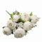 JOYHAZE Künstlicher Pfingstrosenstrauß, 48,3 cm, Seide, große Pfingstrosen, Kunstblumen mit Knospen für Hochzeit, Zuhause, Party, Büro, Tischdekoration, DIY-Blumenarrangements