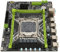 Yunseity Placa Base X79D 2.0 Mini ATX, Placa Base para PC DDR3 LGA2011 Compatible con NVME M.2 PCI E 4X COM Pin La Placa Base para Juegos Admite CPU de Las Series E5, 2640 V2 y Core I7
