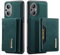 Yarxiawin Per Cover OPPO Reno 8 Lite 5g con Porta Carte Magnetica, Antiurto Custodia OPPO Reno 8 Lite Cover Portafoglio in Pelle 2 in 1 Sottile Case Nero con Supporto (Verde scuro)
