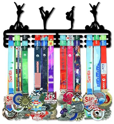 Resama Gymnastik Medaille Aufhänger Halter Display Rack für Auszeichnungen Bänder Personalisierte Medaille Sport Thema Rennen Band Halter für Wand Metall Display für Männer Jungen Mädchen Kind