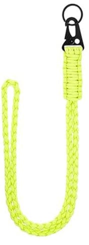 Heavy Duty Paracords Lanyard with Buckle Glow in The Dark Strong Hanging Rope for Keychain Necklace Whistles Strap Portable Yellow