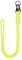 Heavy Duty Paracords Lanyard with Buckle Glow in The Dark Strong Hanging Rope for Keychain Necklace Whistles Strap Portable Yellow