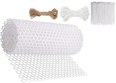 Happyyami Moss Poles Mesh Kit Plant Support Vine Net Garden Netting Mesh for Climbing Plants Diy Moss Pole Set