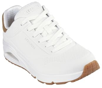 Skechers Herren UNO-Suited On Air Sneakers, Weiss/opulenter Garten, 44 EU