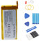 PONDWAY Batteria di ricambio 250 mAh 3,7 V 616-0405, 616-0407, P11G73-01-S01 Compatibile con iPod Nano 4 4 4 GB 8 GB 16 GB MB903LL/A MP3 Lettore musicale Rechargeable Li-Po Batteria + Repair Tool