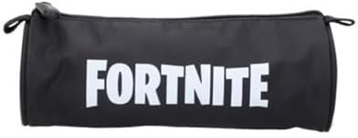 Suncity Federmäppchen / Schulmäppchen, kompatibel mit Fortnite (22 x 8 cm), Schwarz, Schwarz , Modisch