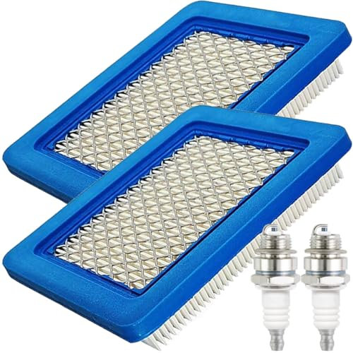 Qiuwanzia 491588S Luftfilter-Flachpatrone für Briggs Stratton 491588 399959 4915885 625-675 Serie für Troy-Bilt TB110 für Toro 20332 für Schubrasenmäher für Craftsman 33644 Luftfilter