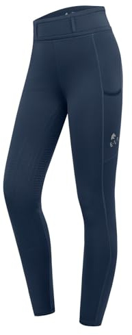 ELT Reitleggings Ella, denimblau, Gr. 140