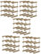 MODO24 Weinregal Modular Eiche, für 72 Flaschen oder mehr, Flaschenregal, Weinständer, Getränkeregal, Flaschenständer, Massivholz, 5 Module, ModAbm 36x36x24 cm, für Küche, Bar, Esszimmer, Natur geölt