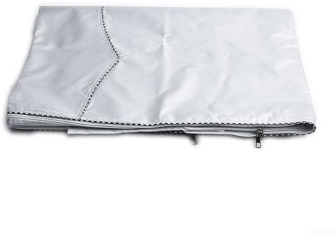 Housse de protection pour machine à laver avec revêtement argenté en tissu Oxford imperméable et anti-poussière pour lave-linge à chargement frontal (taille XXL)