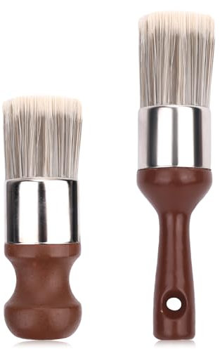 2pcs Leather Furniture Salve Brush, 2 Styles Ergonomic Leather Furniture Cleaning Brush Durable Salve Wax Repair Tool for Home Polishing Wax Application