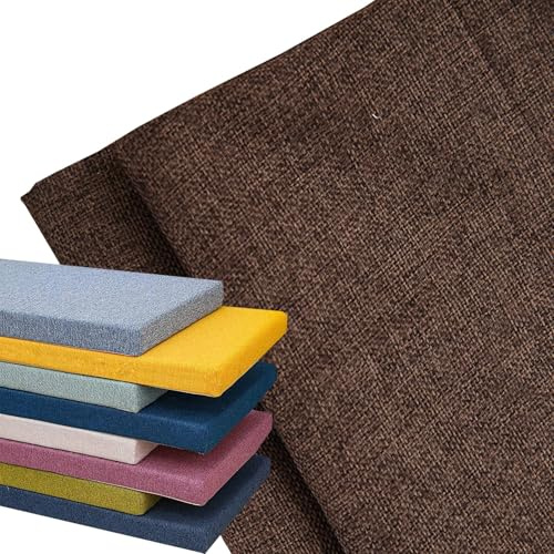 AQIGR Bezug-Bankkissen Sitzkissen mit Reißverschluss Bezug für Sitzbank Waschbar Abnehmbar, Eckbank Auflagen Hussen für Innen Outdoor Fensterbank Couch(Brown,150x50x10cm Thick)
