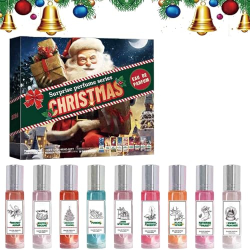 Luxus Parfüm Adventskalender,Mini Parfüm Adventskalender Damen,Parfum Adventskalender,24 Tage Designer Düfte für Frauen & Männer,Premium Holiday Countdown Geschenke Set