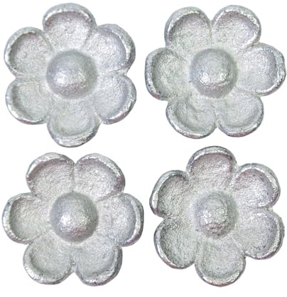 micherr Flower Shaped Cast Iron Fabric Weights for Sewing and Crafting Heavy Type Iron Press for Tailoring Projects