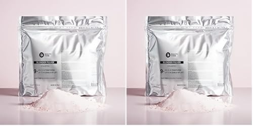 Blondierpulver 9+ ROSA, staubfrei, Blondierung 500g. mit ultra-aufhellender Wirkung, bis zu 9 TONSTUFEN (Packung mit 2)
