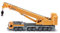 siku 1886, Mobilkran Liebherr, 1:87, Metall/Kunststoff, Gelb, Bewegliche Teile