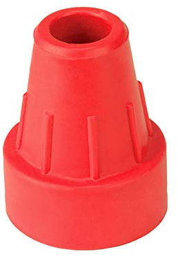 Krückenkapsel rot 16mm (Ossenberg), Zubehör für Gehstöcke und Unterarmgehstützen
