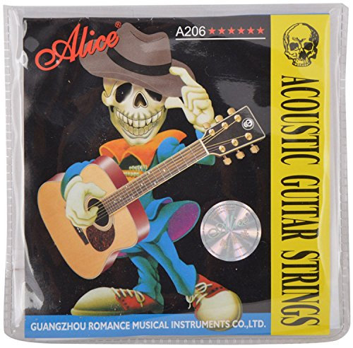 ALICE - Juego Cuerdas Guitarra Acustica A206 Standard - 1211-099-OR