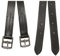 Hans Melzer Horse Equipment Steigbügelriemen, schwarz, 160 cm