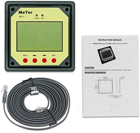 EPsolar Duo Batterie Solarladeregler Fernmessgerät MT-1 für EPIPDB-COM-Serie (MT-1)
