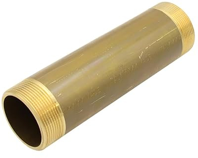 Stabilo-Sanitaer Messing Rohrdoppelnippel 2 Zoll x 200 mm DN50 Rohrnippel Langnippel Gewindefitting Fitting