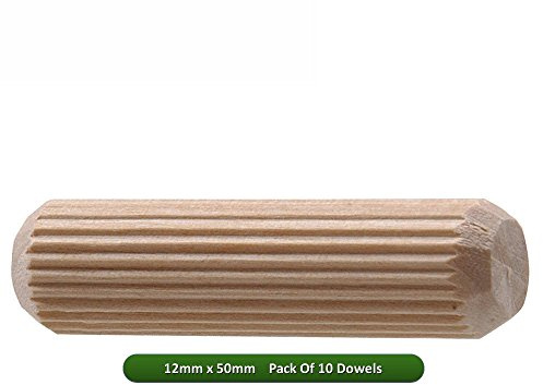 Fort Fasteners Wooden Dowel 12mm x 50mm Pack Of 10