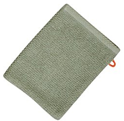 DONE Deluxe Waschhandschuh, Baumwolle, Iceberg grün, 16 x 21 x 1 cm