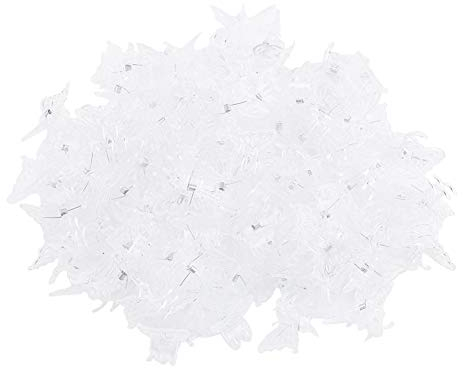 100 Unidades Clips para Orquídeas Soporte de Plantas Jardinería Resistentes Ligeros para Flores Macetas Interior Exterior Organización Cultivo Plantas Orquideas Herramientas Jardín