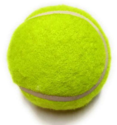 Kalindri Sports KES Rubber Light Weight Hard Cricket Tennis Ball (Yellow) - Pack of 2