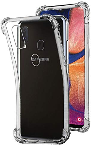 Coque Anti-Shock pour Samsung Galaxy A20e, TPU Transparent en Silicone Antichoc