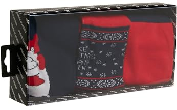 Urban Classics Herren Christmas Weihnachts-strümpfe Set icebear 3er Pack Socken, Multicolour (Multicolor 01667), 35-38