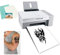 Cubic Coating Temporäres Tattoo Papier A4 Größe (210x297mm) DIY Tattoo Folie Zum Bedrucken Transfer Decal Papier für Tintenstrahldrucker (Transparent, 10)